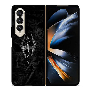 THE ELDER SCROLLS SKYRIM GAMES SIGN Samsung Galaxy Z Fold 4 Case Cover THE ELDER SCROLLS SKYRIM GAMES SIGN Samsung Galaxy Z Fold 4 Case Cover