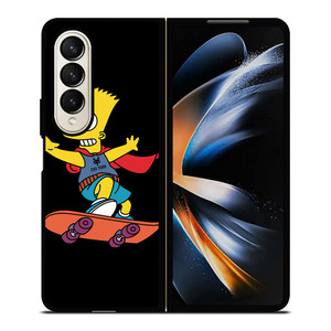 THE SIMPSONS ZOO YORK SKATEBOARD Samsung Galaxy Z Fold 4 Case Cover THE SIMPSONS ZOO YORK SKATEBOARD Samsung Galaxy Z Fold 4 Case Cover