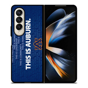 THIS IS AUBURN TIGERS FOOTBALL Samsung Galaxy Z Fold 4 Case Cover THIS IS AUBURN TIGERS FOOTBALL Samsung Galaxy Z Fold 4 Case Cover