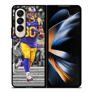 TODD GURLEY LOS ANGELES RAMS NFL Samsung Galaxy Z Fold 4 Case Cover TODD GURLEY LOS ANGELES RAMS NFL Samsung Galaxy Z Fold 4 Case Cover