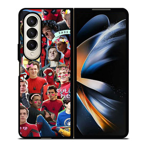 TOM HOLLAND SPIDERMAN COLLAGE Samsung Galaxy Z Fold 4 Case Cover TOM HOLLAND SPIDERMAN COLLAGE Samsung Galaxy Z Fold 4 Case Cover