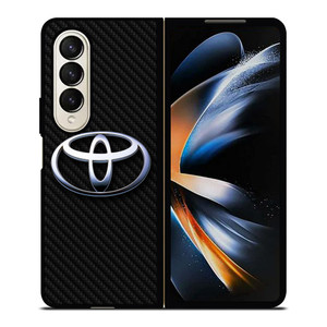TOYOTA MOTOR CARBON FIBER Samsung Galaxy Z Fold 4 Case Cover TOYOTA MOTOR CARBON FIBER Samsung Galaxy Z Fold 4 Case Cover