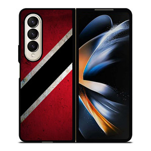 TRINIDAD AND TOBAGO TEXTURED FLAG Samsung Galaxy Z Fold 4 Case Cover