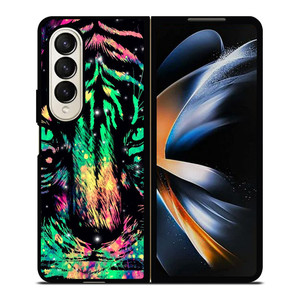 TRIPPY TIGER ART 2 Samsung Galaxy Z Fold 4 Case Cover TRIPPY TIGER ART 2 Samsung Galaxy Z Fold 4 Case Cover