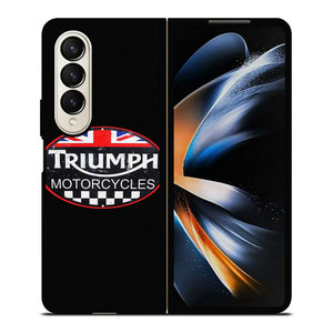 TRIUMPH MOTORCYCLES BADGE Samsung Galaxy Z Fold 4 Case Cover TRIUMPH MOTORCYCLES BADGE Samsung Galaxy Z Fold 4 Case Cover