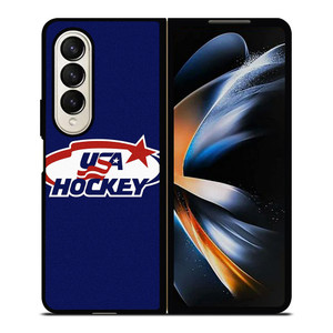 USA HOCKEY LOGO Samsung Galaxy Z Fold 4 Case Cover