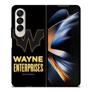 WAYNE ENTERPRISES BATMAN LOGO Samsung Galaxy Z Fold 4 Case Cover WAYNE ENTERPRISES BATMAN LOGO Samsung Galaxy Z Fold 4 Case Cover
