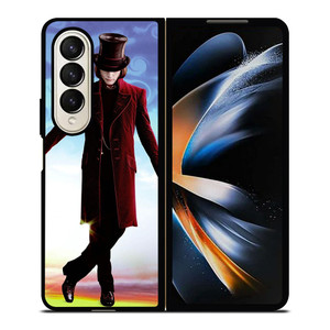 WILLY WONKA JOHNNY DEPP Samsung Galaxy Z Fold 4 Case Cover WILLY WONKA JOHNNY DEPP Samsung Galaxy Z Fold 4 Case Cover