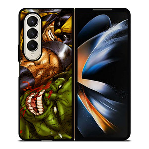 WOLVERINES VS HULK Samsung Galaxy Z Fold 4 Case Cover