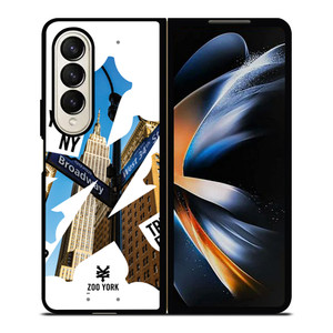 ZOO YORK NEW YORK CITY NYC SKATEBOARD Samsung Galaxy Z Fold 4 Case Cover