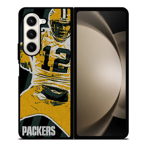 AARON RODGERS GREEN BAY PACKERS NFL 2 Samsung Galaxy Z Fold 5 Case Cover AARON RODGERS GREEN BAY PACKERS NFL 2 Samsung Galaxy Z Fold 5 Case Cover