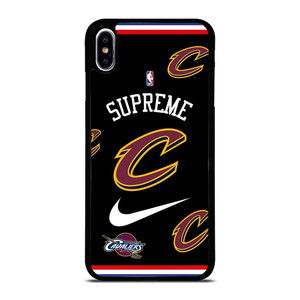 CLEVELAND CAVALIERS NBA X SUPREME NIKE iPhone XS Max Case Cover CLEVELAND CAVALIERS NBA X SUPREME NIKE iPhone XS Max Case Cover