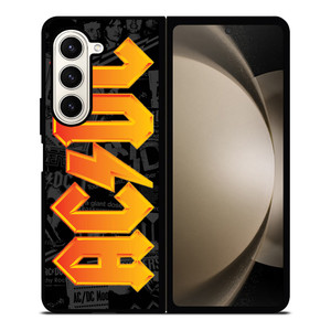 ACDC ROCK BAND POSTER Samsung Galaxy Z Fold 5 Case Cover