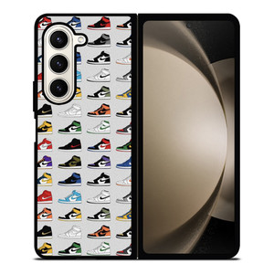 AIR JORDAN SHOES COLLAGE Samsung Galaxy Z Fold 5 Case Cover AIR JORDAN SHOES COLLAGE Samsung Galaxy Z Fold 5 Case Cover
