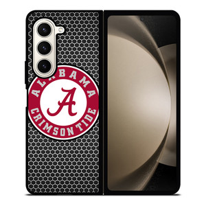 ALABAMA CRIMSON TIDE FOOTBALL METAL Samsung Galaxy Z Fold 5 Case Cover