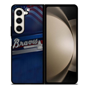 ATLANTA BRAVES MLB LOGO Samsung Galaxy Z Fold 5 Case Cover ATLANTA BRAVES MLB LOGO Samsung Galaxy Z Fold 5 Case Cover