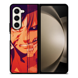 ATTACK ON TITAN EREN YEAGER ANIME Samsung Galaxy Z Fold 5 Case Cover ATTACK ON TITAN EREN YEAGER ANIME Samsung Galaxy Z Fold 5 Case Cover