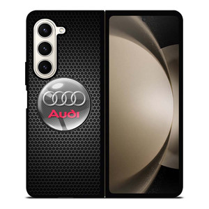 AUDI CAR METAL LOGO Samsung Galaxy Z Fold 5 Case Cover AUDI CAR METAL LOGO Samsung Galaxy Z Fold 5 Case Cover