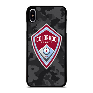 COLORADO RAPIDS MLS BLACK CAMO iPhone XS Max Case Cover
