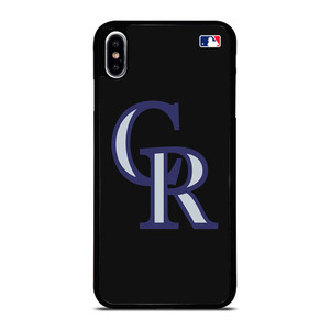 COLORADO ROCKIES MLB LOGO iPhone XS Max Case Cover COLORADO ROCKIES MLB LOGO iPhone XS Max Case Cover