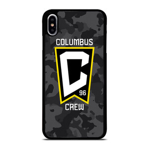 COLUMBUS CREW MLS BLACK CAMO iPhone XS Max Case Cover