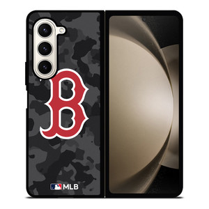 BOSTON RED SOX BASEBALL BLACK CAMO Samsung Galaxy Z Fold 5 Case Cover BOSTON RED SOX BASEBALL BLACK CAMO Samsung Galaxy Z Fold 5 Case Cover