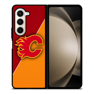 CALGARY FLAMES NHL HOCKEY LOGO Samsung Galaxy Z Fold 5 Case Cover