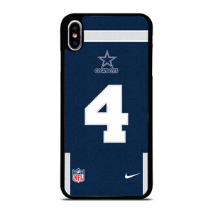DALLAS COWBOYS DAK PRESCOTT 4 NFL NIKE iPhone XS Max Case Cover DALLAS COWBOYS DAK PRESCOTT 4 NFL NIKE iPhone XS Max Case Cover