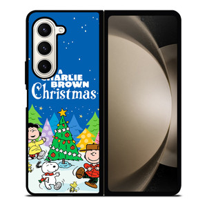 CHARLIE BROWN SNOOPY CHRISTMAS CARTOON Samsung Galaxy Z Fold 5 Case Cover