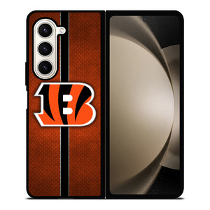 CINCINNATI BENGALS NFL METAL STRIPE Samsung Galaxy Z Fold 5 Case Cover CINCINNATI BENGALS NFL METAL STRIPE Samsung Galaxy Z Fold 5 Case Cover