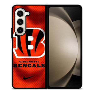 CINCINNATI BENGALS NFL TEAM Samsung Galaxy Z Fold 5 Case Cover CINCINNATI BENGALS NFL TEAM Samsung Galaxy Z Fold 5 Case Cover