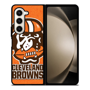 CLEVELAND BROWNS NFL FOOTBALL 2 Samsung Galaxy Z Fold 5 Case Cover
