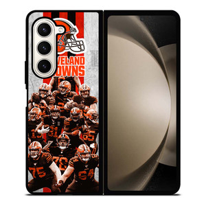 CLEVELAND BROWNS NFL FOOTBALL Samsung Galaxy Z Fold 5 Case Cover