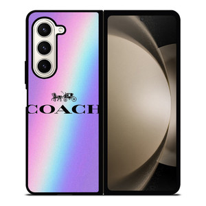 COACH NEW YORK VINTAGE RAINBOW Samsung Galaxy Z Fold 5 Case Cover COACH NEW YORK VINTAGE RAINBOW Samsung Galaxy Z Fold 5 Case Cover