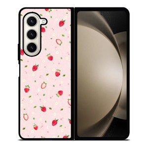 CUTE STRAWBERRY PATTERN Samsung Galaxy Z Fold 5 Case Cover