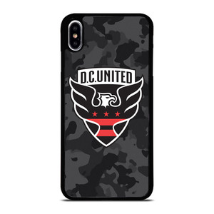 DC UNITED MLS BLACK CAMO iPhone XS Max Case Cover