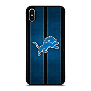 DETROIT LIONS NFL METAL STRIPE iPhone XS Max Case Cover DETROIT LIONS NFL METAL STRIPE iPhone XS Max Case Cover