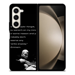 EMINEM RAPPER QUOTES 2 Samsung Galaxy Z Fold 5 Case Cover