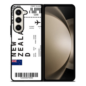 FLIGHT TICKETS NEW ZEALAND Samsung Galaxy Z Fold 5 Case Cover