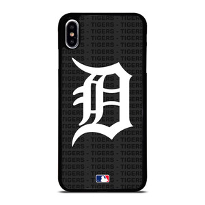 DETROIT TIGERS BASEBALL BLACK iPhone XS Max Case Cover DETROIT TIGERS BASEBALL BLACK iPhone XS Max Case Cover