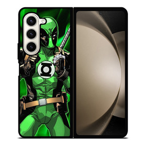 GREEN LANTERN DEADPOOL Samsung Galaxy Z Fold 5 Case Cover GREEN LANTERN DEADPOOL Samsung Galaxy Z Fold 5 Case Cover