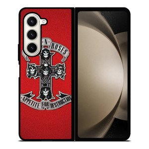 GUNS N ROSES ROCK BAND RED Samsung Galaxy Z Fold 5 Case Cover