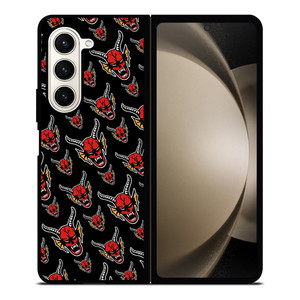 HELLFIRE CLUB STRANGER THINGS PATTERN 2 Samsung Galaxy Z Fold 5 Case Cover HELLFIRE CLUB STRANGER THINGS PATTERN 2 Samsung Galaxy Z Fold 5 Case Cover