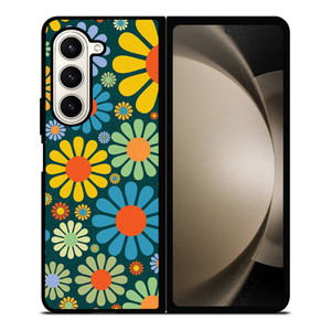 HIPPIE FLOWER PATTERN Samsung Galaxy Z Fold 5 Case Cover HIPPIE FLOWER PATTERN Samsung Galaxy Z Fold 5 Case Cover