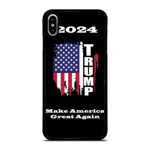 DONALD TRUMP MAKE AMERICA GREAT AGAIN 2024 2 iPhone XS Max Case Cover DONALD TRUMP MAKE AMERICA GREAT AGAIN 2024 2 iPhone XS Max Case Cover