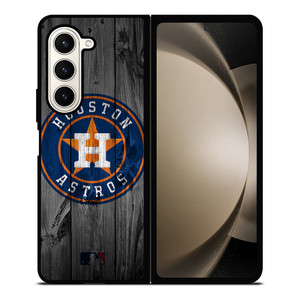 HOUSTON ASTROS BASEBALL MLB WOOD LOGO Samsung Galaxy Z Fold 5 Case Cover HOUSTON ASTROS BASEBALL MLB WOOD LOGO Samsung Galaxy Z Fold 5 Case Cover