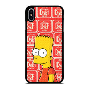 DUFF BEER BART SIMPSONS iPhone XS Max Case Cover