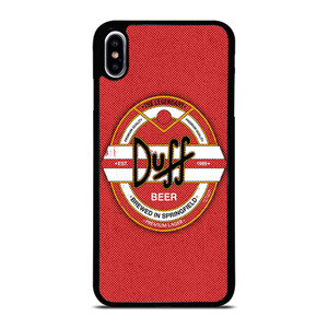 DUFF BEER THE SIMPSONS LOGO 2 iPhone XS Max Case Cover