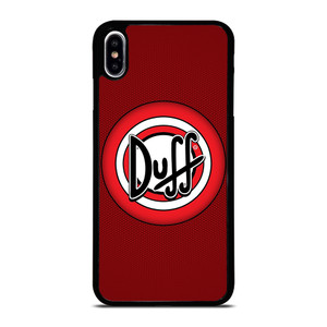DUFF BEER THE SIMPSONS LOGO iPhone XS Max Case Cover DUFF BEER THE SIMPSONS LOGO iPhone XS Max Case Cover