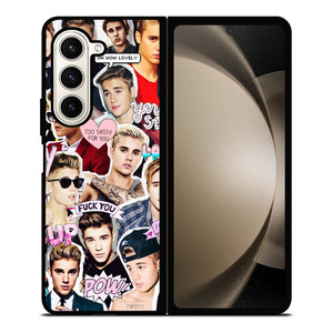 JUSTIN BIEBER COLLAGE Samsung Galaxy Z Fold 5 Case Cover